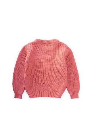 Cigit Bisiklet Yaka Selanik Triko Kazak 2-8 Yaş Somon Somon