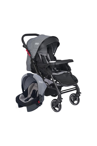 Tommybaby Tornado Travel Çift Yönlü Bebek Arabası Seyahat Sistem Puset Siyah