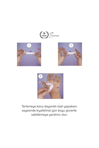Kıyafetbandı Hipoalerjenik Kıyafet Sabitleme Bandı Şeffaf 24 Adet Dekolte Abiye Gelinlik Straplez G