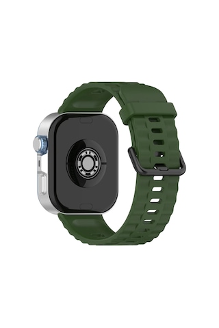Newface - 946 - Huawei Apple Watch Uyumlu Fit 3 Kla Kordon - - Csmo-tex - Koyu Yeşil