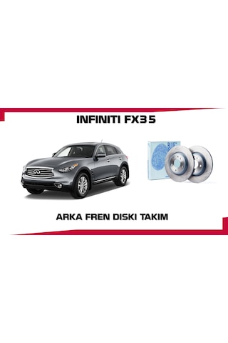 Infınıtı Arka Fren Dıskı Takım Fx35