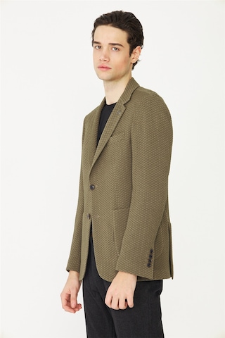 Yeşil Hafif Dokulu Blazer Ceket Yeşil