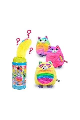 Misfittens Sürpriz Peluş S4 - Yeşil Kapak Çok Renkli