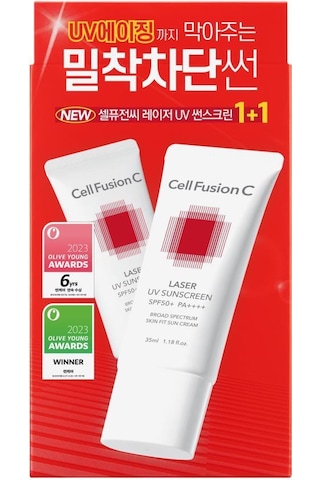 Cell Fusion C Laser Yaşlanma Karşıtı Yüksek Koruyucu Spf 50 + Güneş Kremi 35 Ml 2 Adet