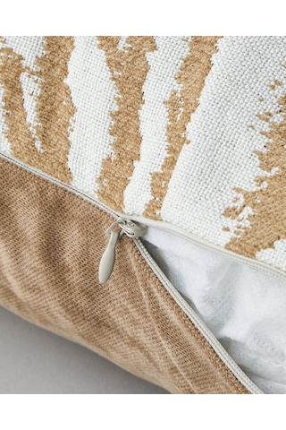 English Home Zebra Dekoratif Kırlent 45x45 Cm Açık Kahverengi Açık Kahverengi