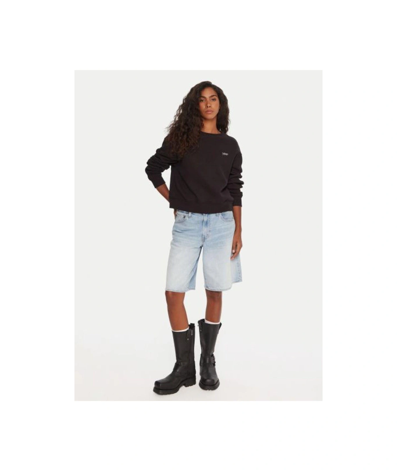 Tommy Hilfiger Sweatshırt-10571 Siyah