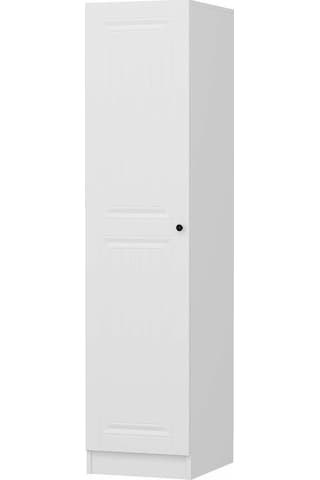 Minar Kale 1 Kapaklı Dolap Beyaz - İlk Bahar Mebran 190cm Beyaz
