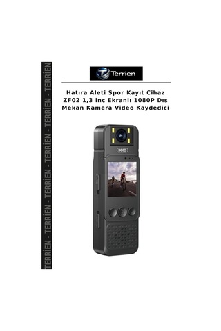 Hatıra Aleti Spor Kayıt Cihaz Zf02 1,3 İnç Ekranlı 1080p Dış Mekan Kamera Video Kaydedici