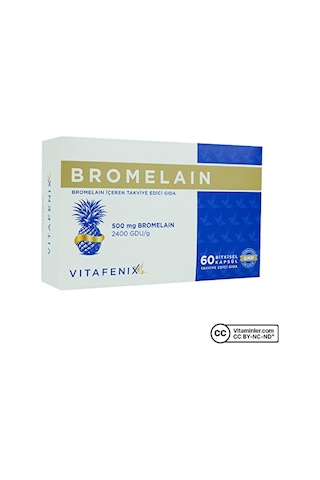 Vitafenix Bromelain 60 Kapsül