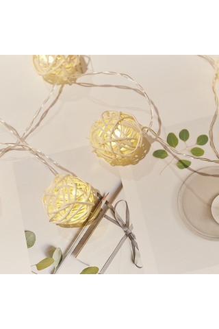 Sepak Takraw Işıkları Led Dize Işıkları Noel Çocuk Odası Dekorasyon Işıkları Tatil Işıkları Sıcak Beyaz