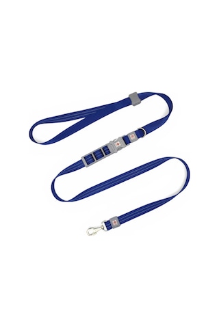Caramelos Hands-free Eller Serbest Köpek Gezdirme Kayışı, Lacivert Ayarlanabilir, 150 Cm, Reflektörlü