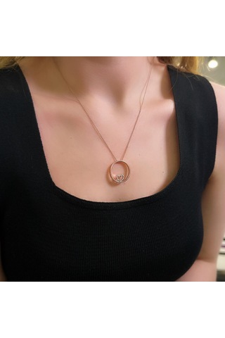 Stela Kalp Gümüş Kolye