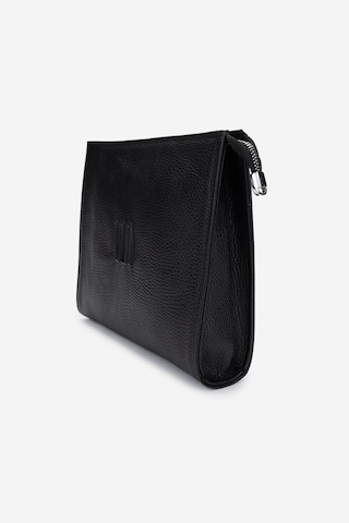 Valmenti Unisex Hakiki Deri Siyah Floter El Çantası 1012 2012 Canta Y25 Sıyah Fltr Siyah