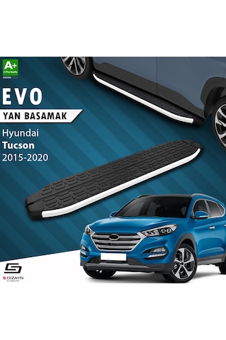 S-dizayn Hyundai Tucson 3 Evo Aluminyum Yan Basamak 173 Cm 2015-2020