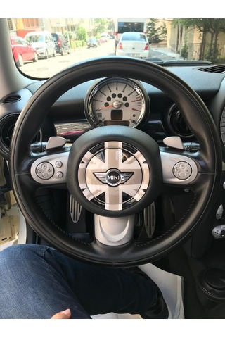 Mini Cooper Direksiyon Göbeği 3D Sticker R Serisi