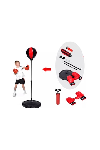 Esberticaret Leyaton Boks Antrenman Seti Boks Standı 90-120 Cm