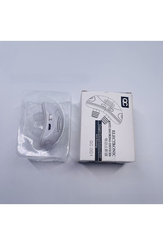 Qingmipy Silikon Burun Tıkanıklığı Ve Horlama Engelleme Aleti - Konforlu Uyku İçin Elektrikli Burun Temyizleyici Beyaz, S吸塑 Paket