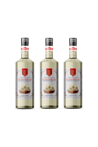 Nish Beyaz Çikolata Aromalı Şurup 3 X 700 Ml - Pet Şişe