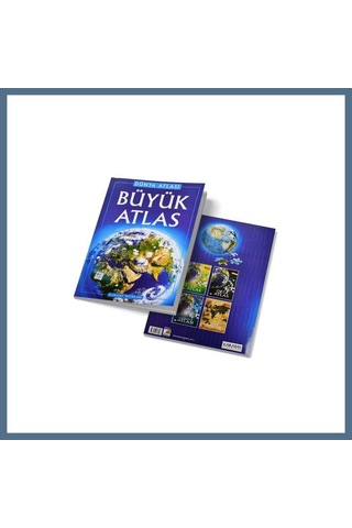 Buradabulabilirsin Büyük Atlas Atlası Karton 1 Adet Bbz Diğer