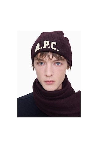 A.p.c Axel Beanie Unisex Yumuşak Ve Sıcak %100 Yün Bere Bordo