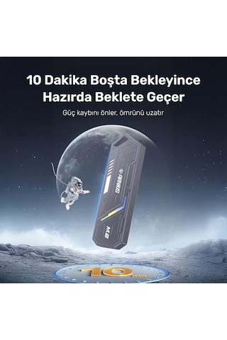 Raxius Dk03 Usb-a/type-c Kablolu Rgb 22x80 M.2 Nvme Taşınabilir Harici Ssd Boş Kutu