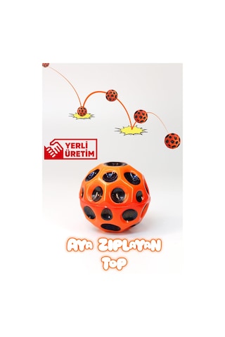 Yükseğe Zıplayan Krater Top Moonball Galaksi Uzay Ay Topu Aşırı Zıplayan Moonball Bahçe Oyuncağı