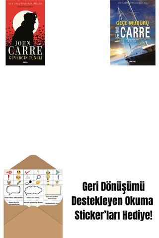 Güvercin Tüneli + Gece Müdürü + Okuma Sticker'ları