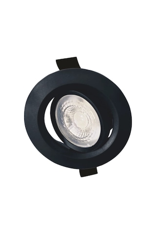 1 Adet Cata Ct 5200 Lal Siyah Kasa 7w Sıva Altı Led Spot Gün Işığı 3200k Renkli