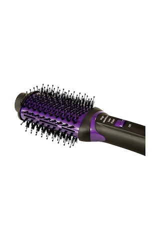 Relux AS8200P Keratincare Üflemeli Şekillendirici Tarak Mor