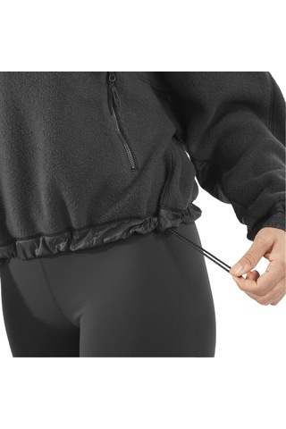 Salomon Chroma Fleece Crop W Siyah