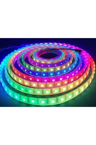 5 V Adreslenebilir Ws2812b Argb Pixel Şerit Led M60 Led 1 M Magic Led