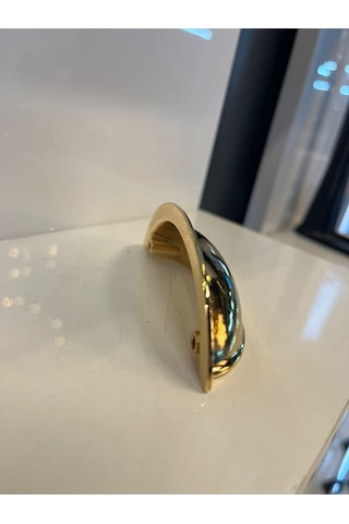 Tas Midye Metal Kulp 64mm Altın Dolap Kapak Modern Çekmece Mobilya Gold Tv Ünite Komidin