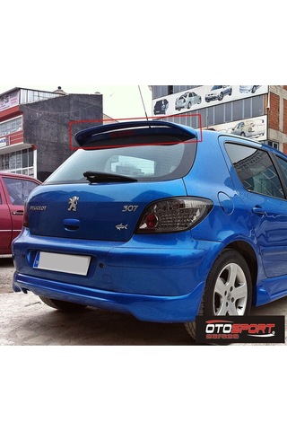 Peugeot 307 Spoyler Fiberglass Boyasız