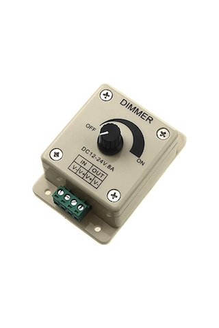 Dc Dimmer 12v-24v Led Ayarlayıcı 5050 3528 Led Şerit İçin Manuel Led Dimmer 12-24v 8a Dc Dimmer