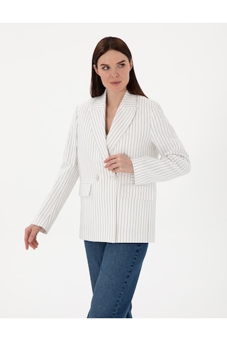 Pierre Cardin Kadın Ekru Ceket 50300067-vr019