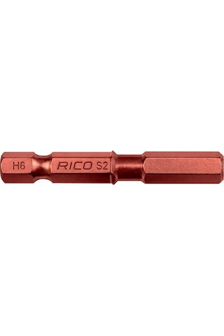 Rıco 1/4 H6 Allen Bits Uç Mıknatıslı Kırmızı 50 Mm