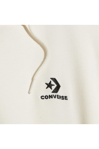 Converse Chuck Taylor Boxy Kadın Ekru Kapüşonlu Sweatshirt Ekru