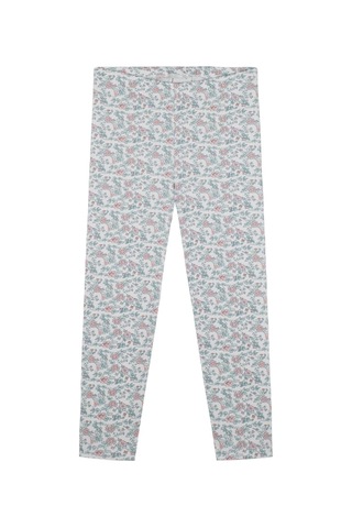 Antebies Kır Çiçekleri Kısa Kollu Pijama Mavi