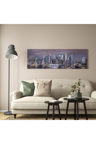 Ikea Pjätteryd Resim 56x56 Cm 3'lü Çok Renkli
