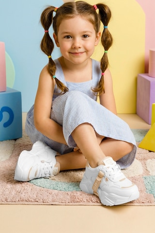 Dark Seer Kids Ds K 2051 Sneaker 2025 Kız Çocuk Beyaz-bej