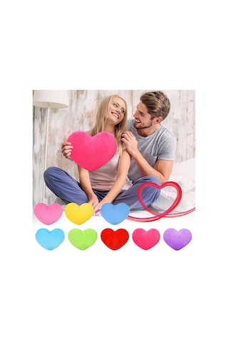 23,6 İnç Kalp Yastık, Kalp Şeklinde Yastık, Yumuşak Sahte Aşk Yastık, Kalp Yastıklar, Kalp Peluş Yastıklar Yastık Kızlar Kadınlar Sevgililer Günü Diğer