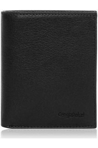 Cengiz Pakel Hakiki Deri Erkek Cüzdan 13650-siyah Çok Renkli