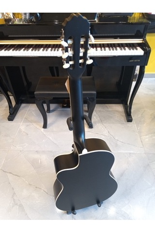 Ravenni Rcg-120 4/4 Klasik Gitar Tam Boy Kesik Kasa Kılıf+penaseti+kapo Hediyeli Siyah
