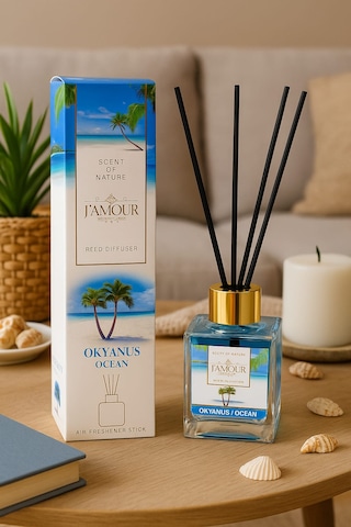 Okyanus Esintisi Bambu Çubuklu Oda Kokusu 100 Ml Ferah Ve Kalıcı Koku Okyanus Esintisi
