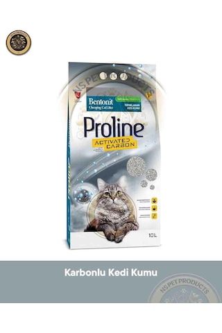 Proline Aktif Karbonlu Kedi Kumu 10 Lt