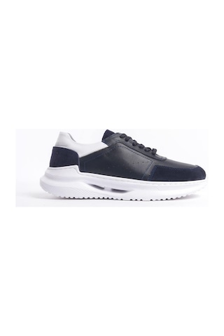 Mubiano Hakiki Deri Mbkry028-lcv Erkek Lacivert Sneaker & Spor Ayakkabı Lacivert