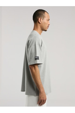 Everlast Ever Essentials Oversize Gri Melanj Erkek Tişört Gri Melanj