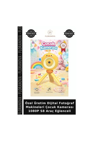 Özel Üretim Dijital Fotoğraf Makineleri Çocuk Kamerası 1080p S8 Araç Eğlenceli