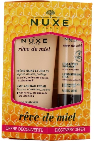 Reve De Miel Hand And Nail Cream 30ml - Lip Stick Dudak Bakımı 4g 3264680029608