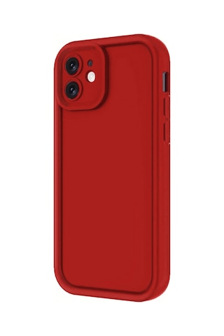 Apple Uyumlu iPhone 11 Kılıf Viera Seri Silikon Kapak Kırmızı